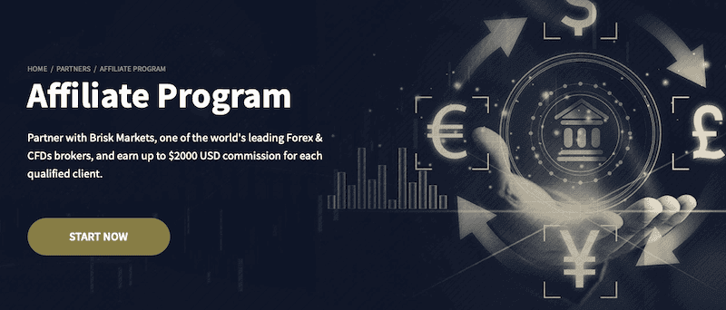 Brisk Markets Affiliate Program Offers Earnings of Up to $2000 per Client